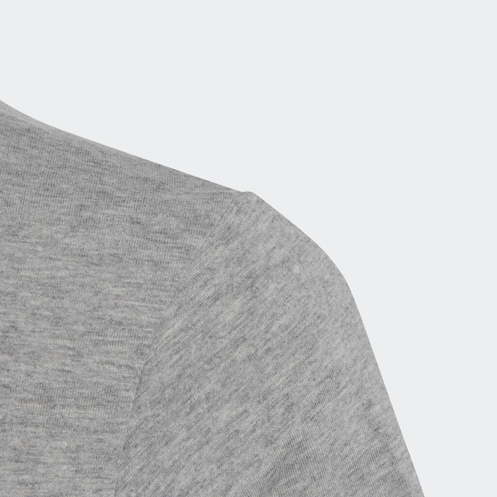 Kids' T-Shirt - Grey/White Printed Logo